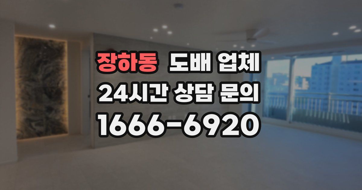 장하동 도배 업체