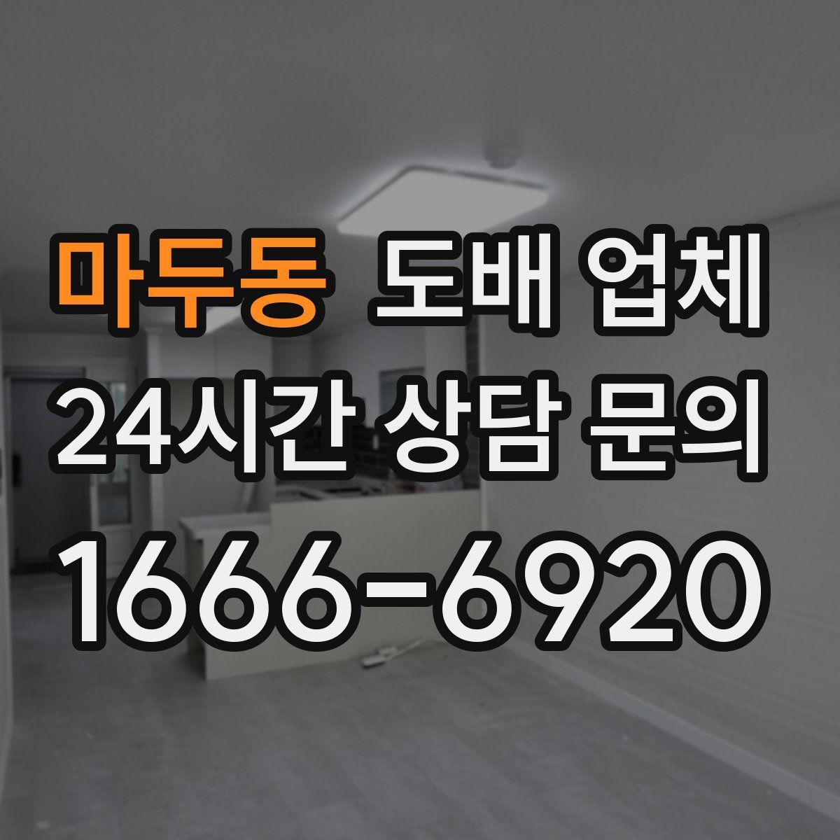 마두동 도배 업체