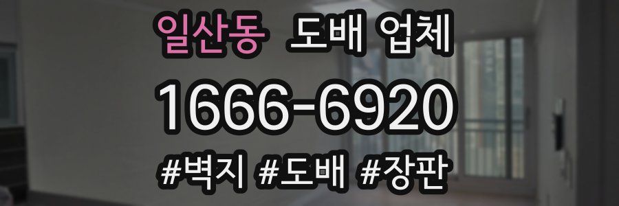 일산동 도배 업체