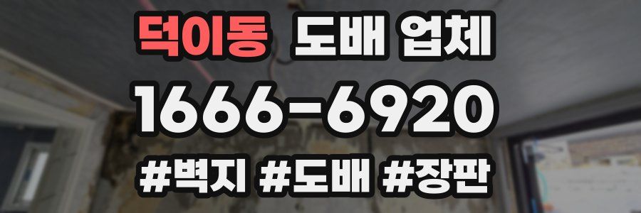 덕이동 도배 업체