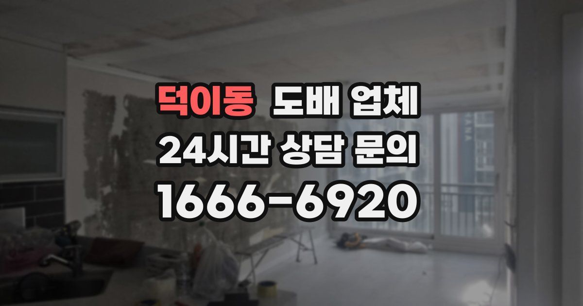 덕이동 도배 업체