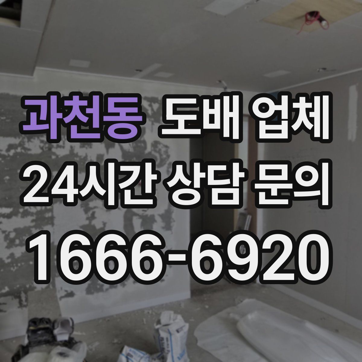 과천동 도배 업체