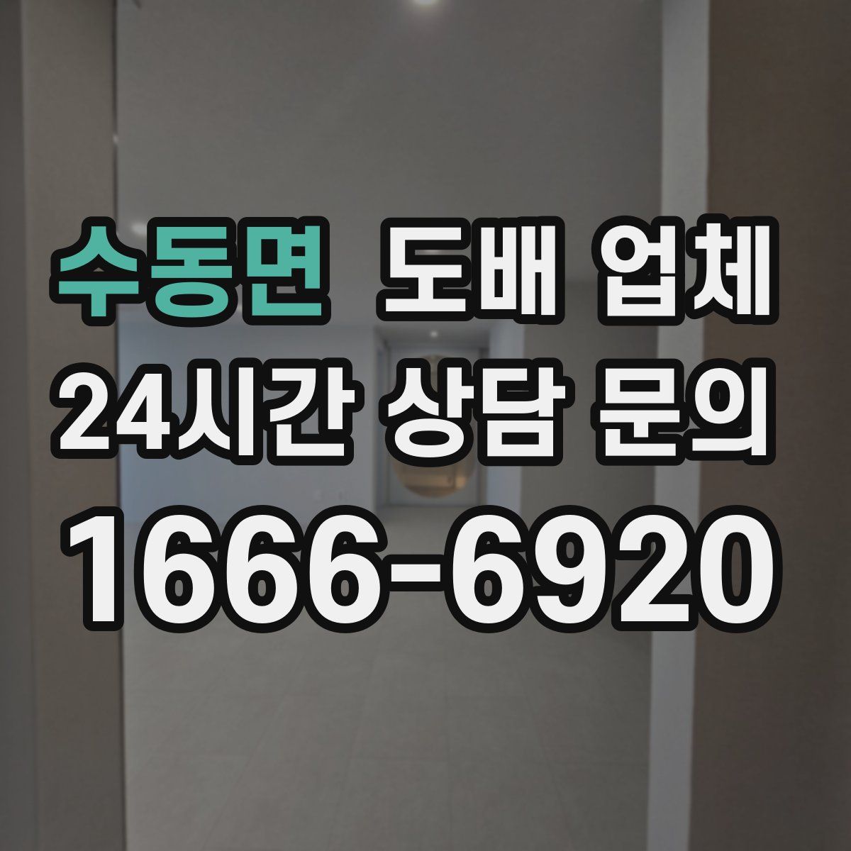 수동면 도배 업체