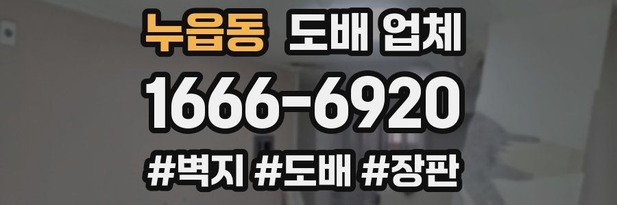 누읍동 도배 업체