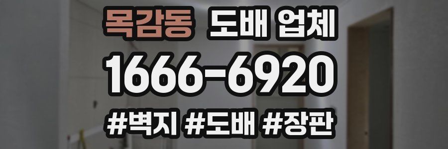 목감동 도배 업체