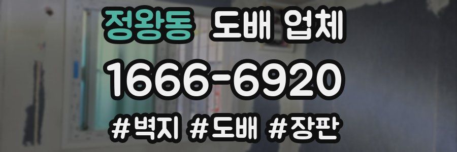 정왕동 도배 업체
