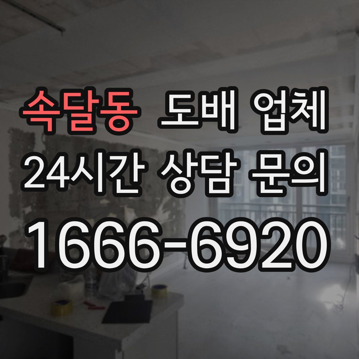 속달동 도배 업체