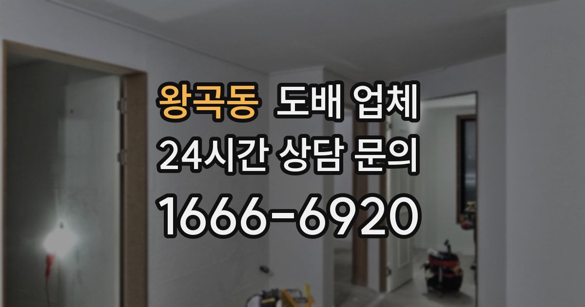 왕곡동 도배 업체
