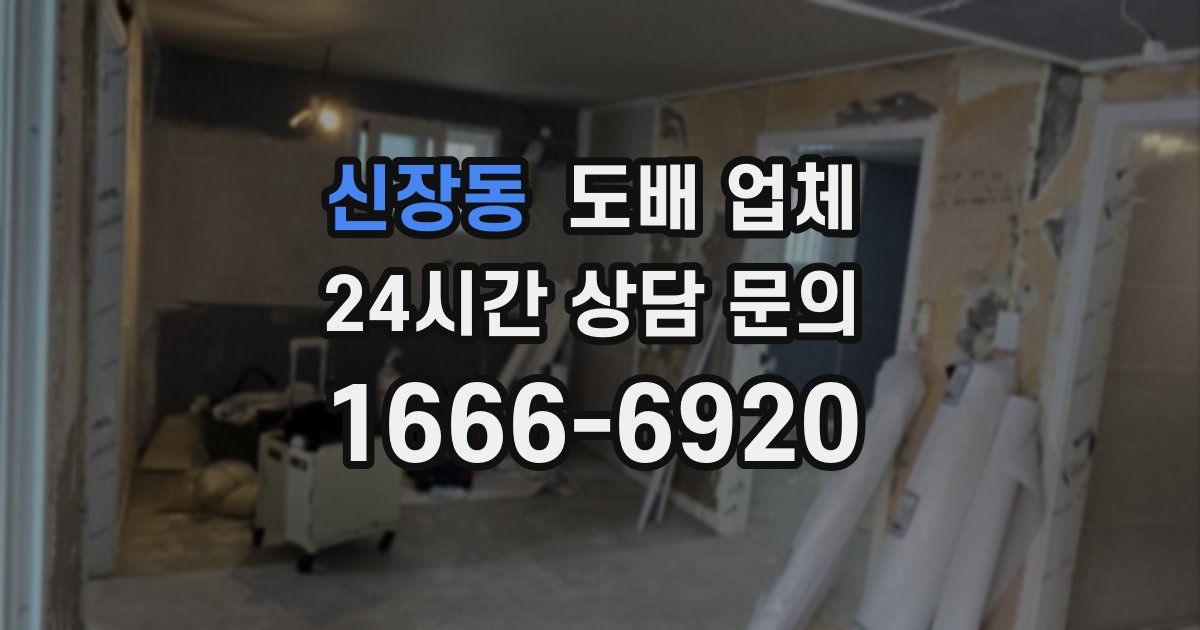 신장동 도배 업체