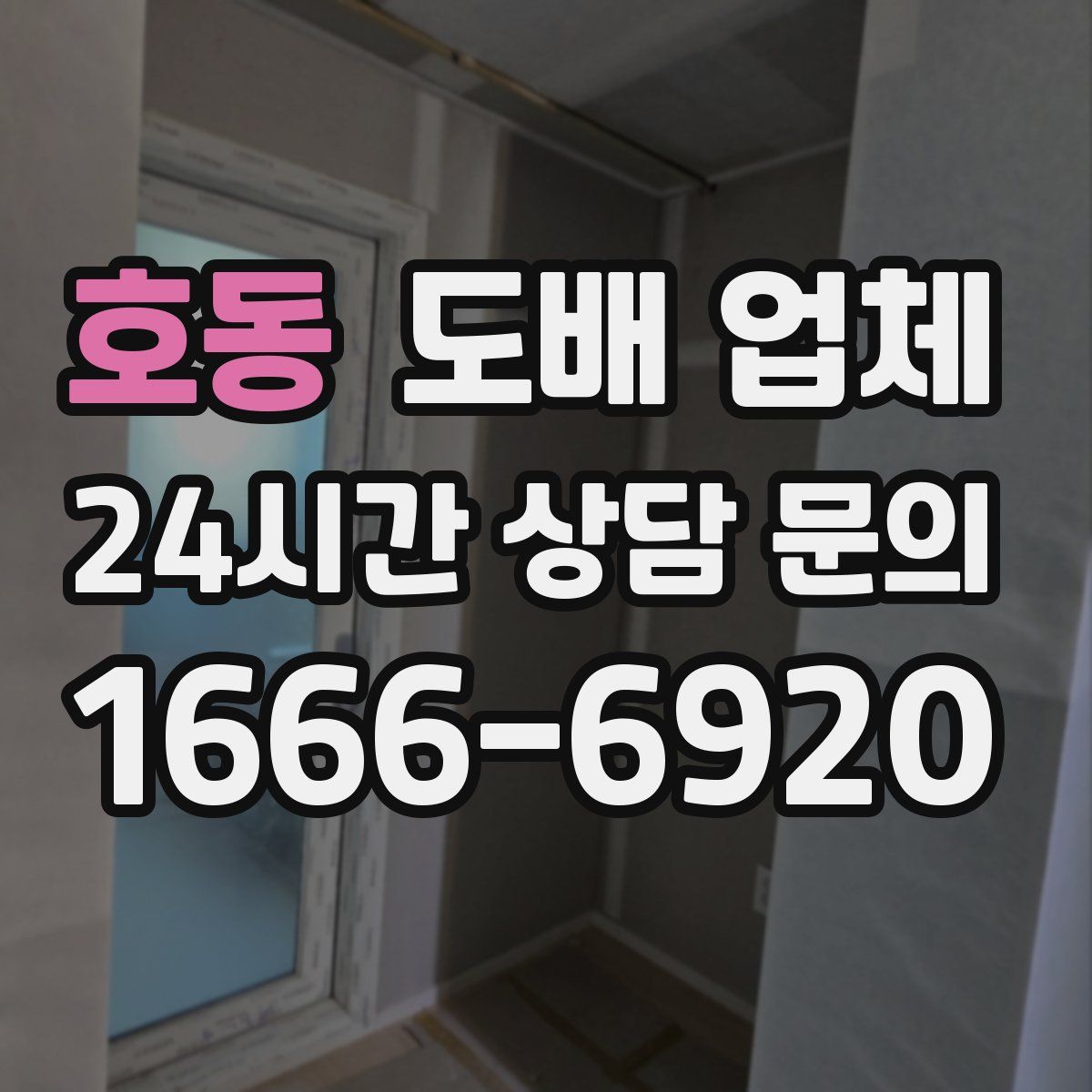 호동 도배 업체