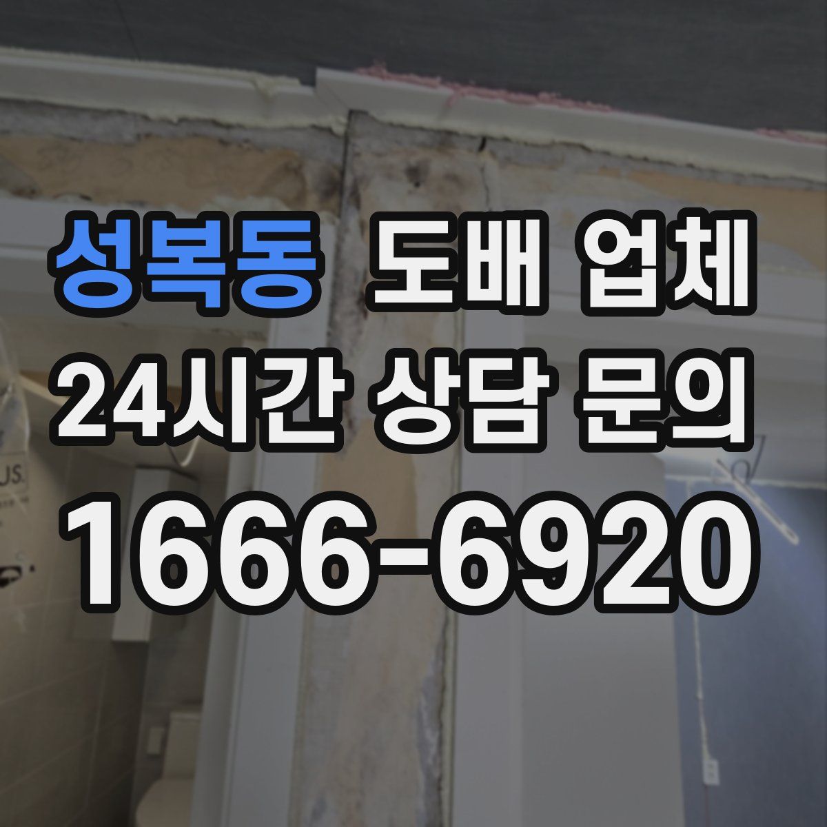 성복동 도배 업체
