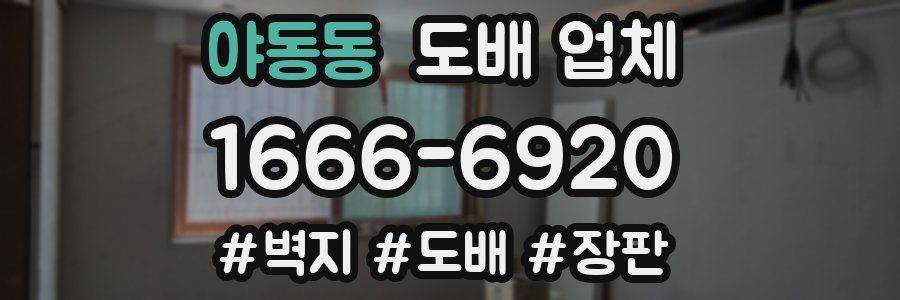 야동동 도배 업체
