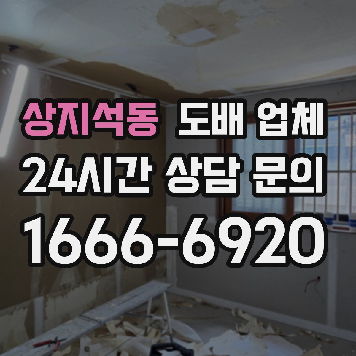 상지석동 도배 업체