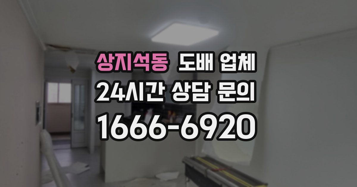 상지석동 도배 업체