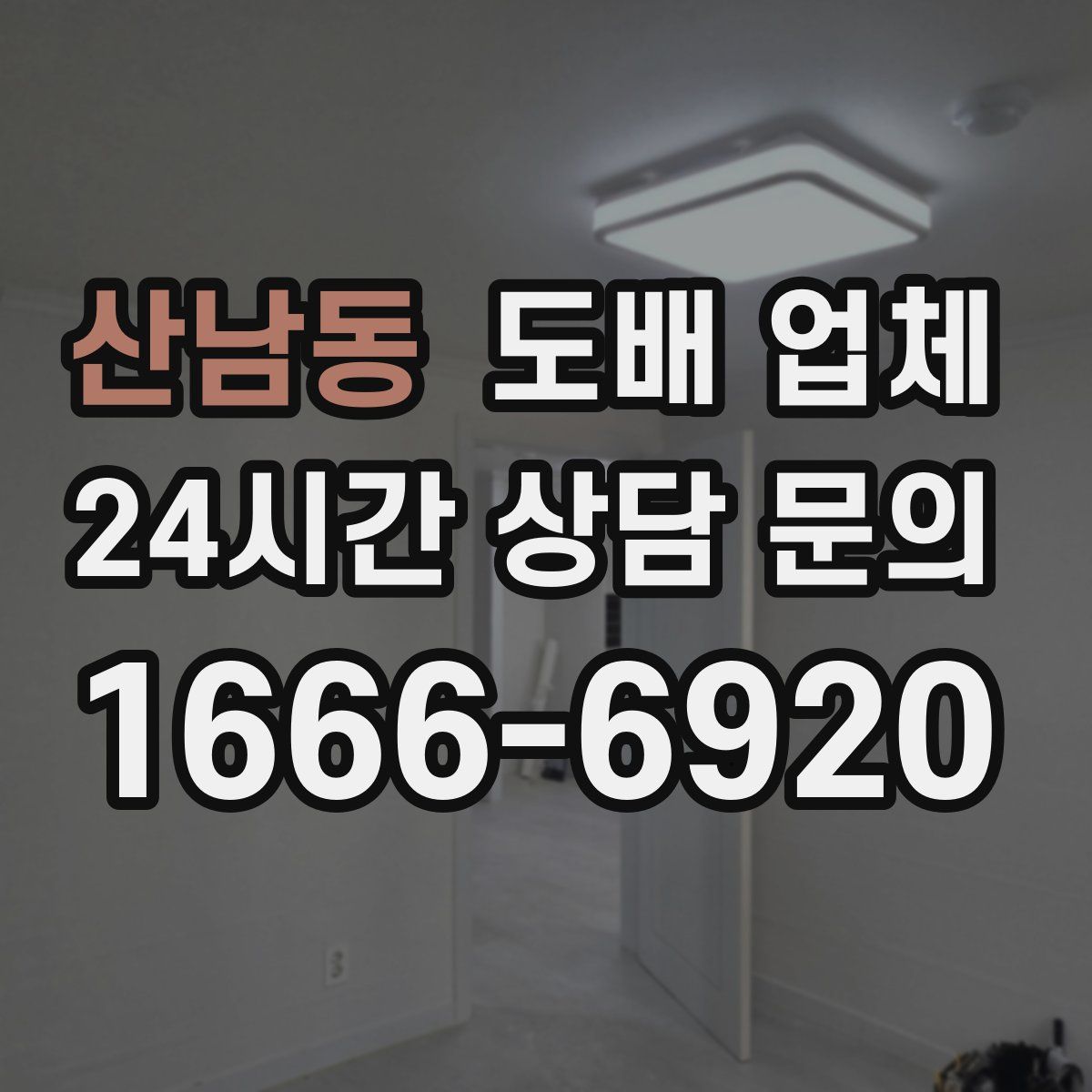 산남동 도배 업체