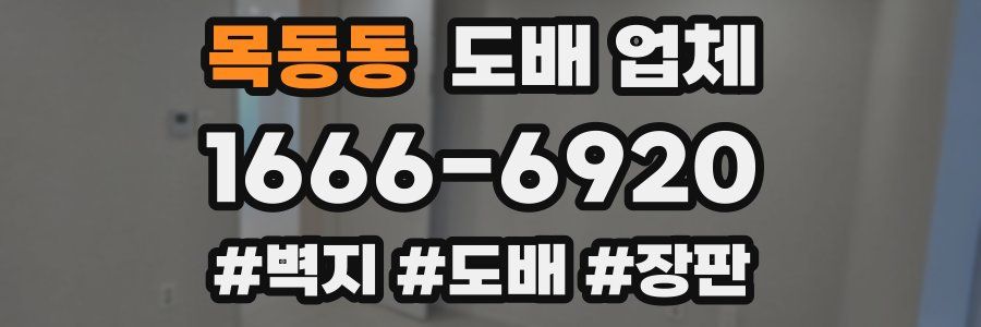 목동동 도배 업체