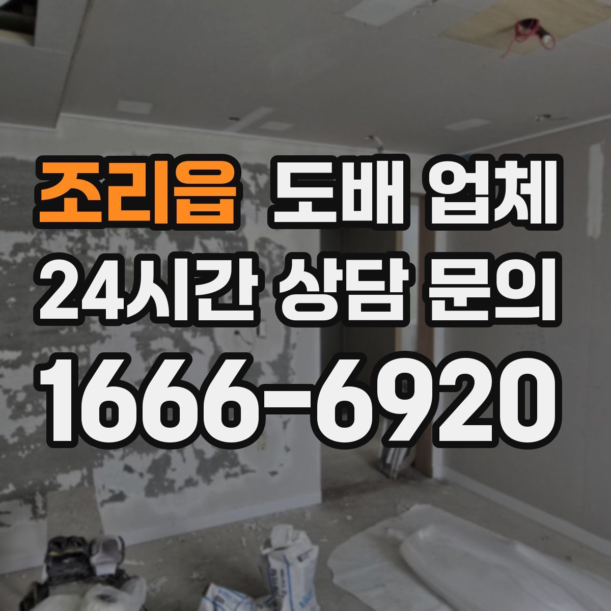 조리읍 도배 업체