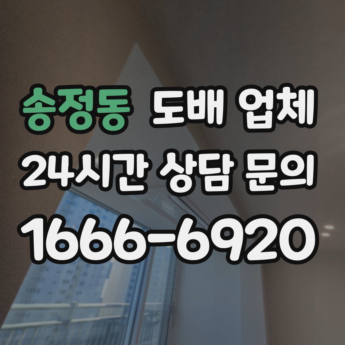 송정동 도배 업체
