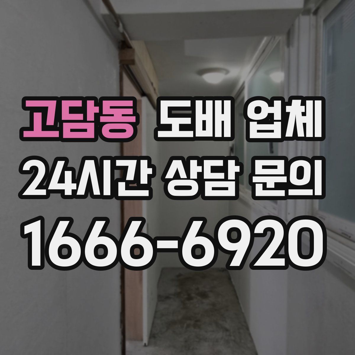 고담동 도배 업체