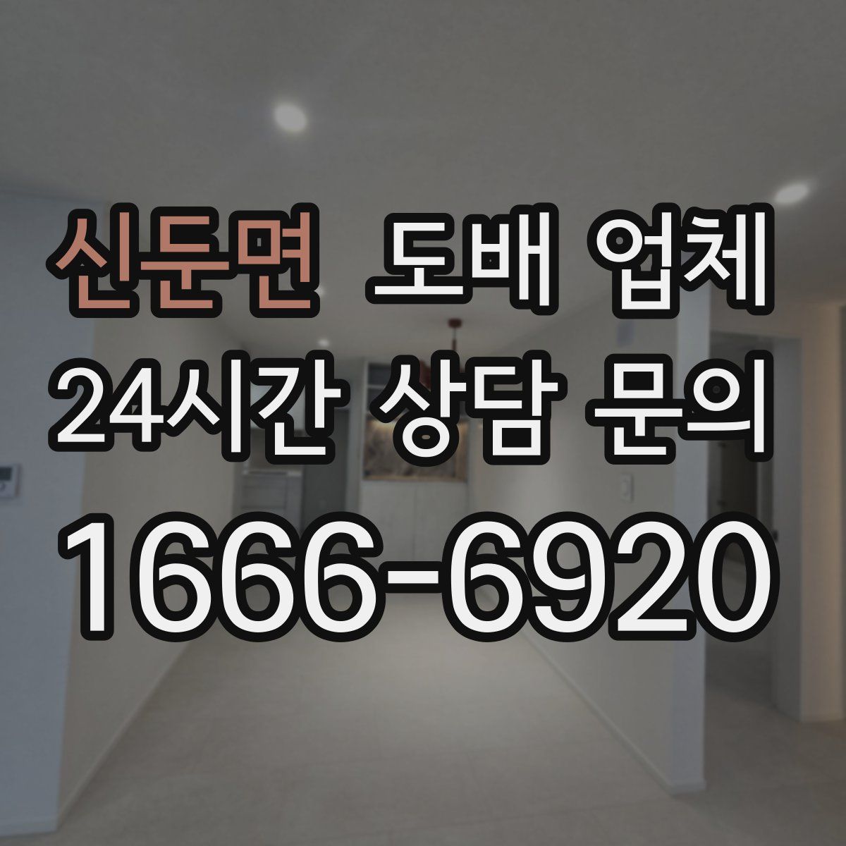 신둔면 도배 업체
