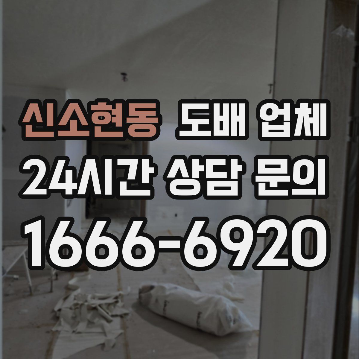 신소현동 도배 업체