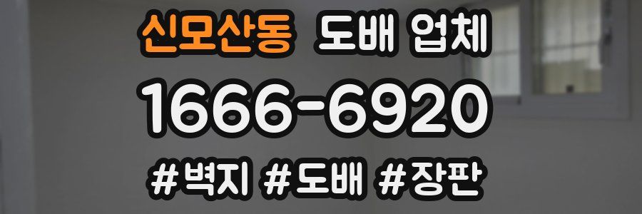 신모산동 도배 업체