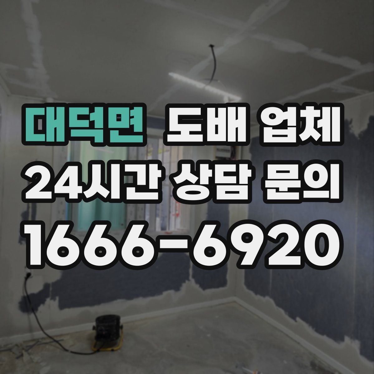 대덕면 도배 업체