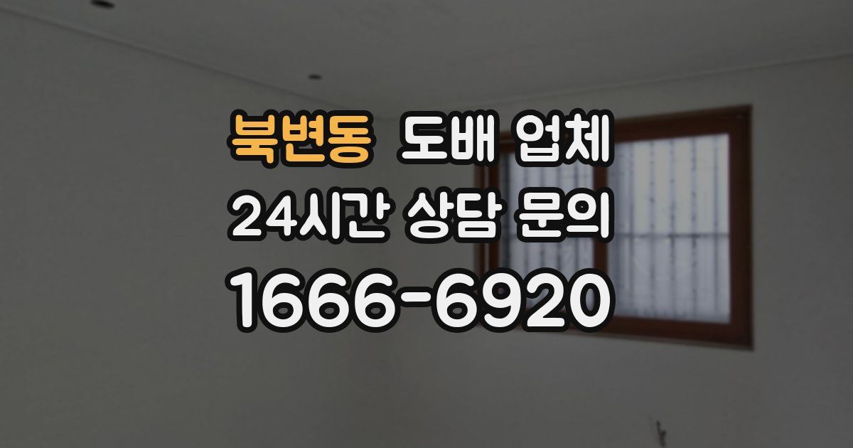 북변동 도배 업체