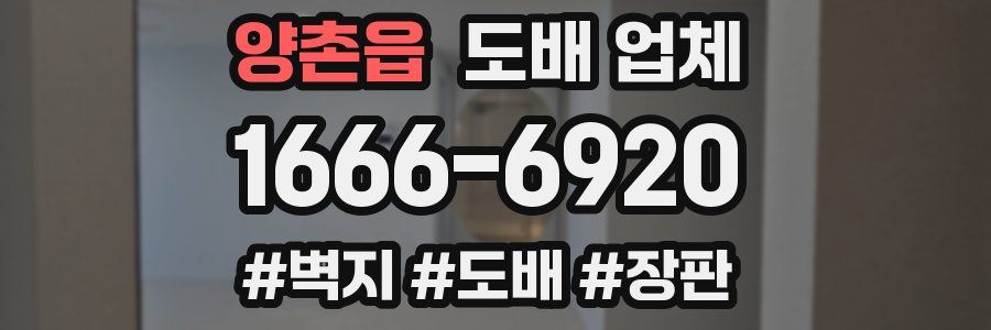 양촌읍 도배 업체