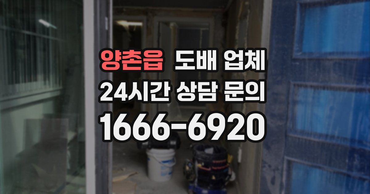 양촌읍 도배 업체