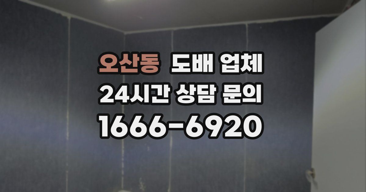 오산동 도배 업체