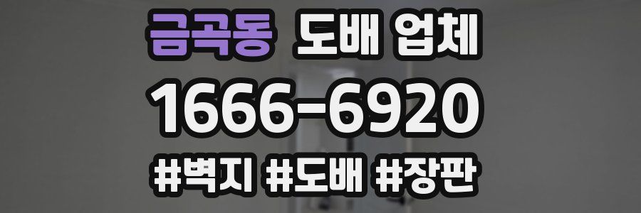 금곡동 도배 업체
