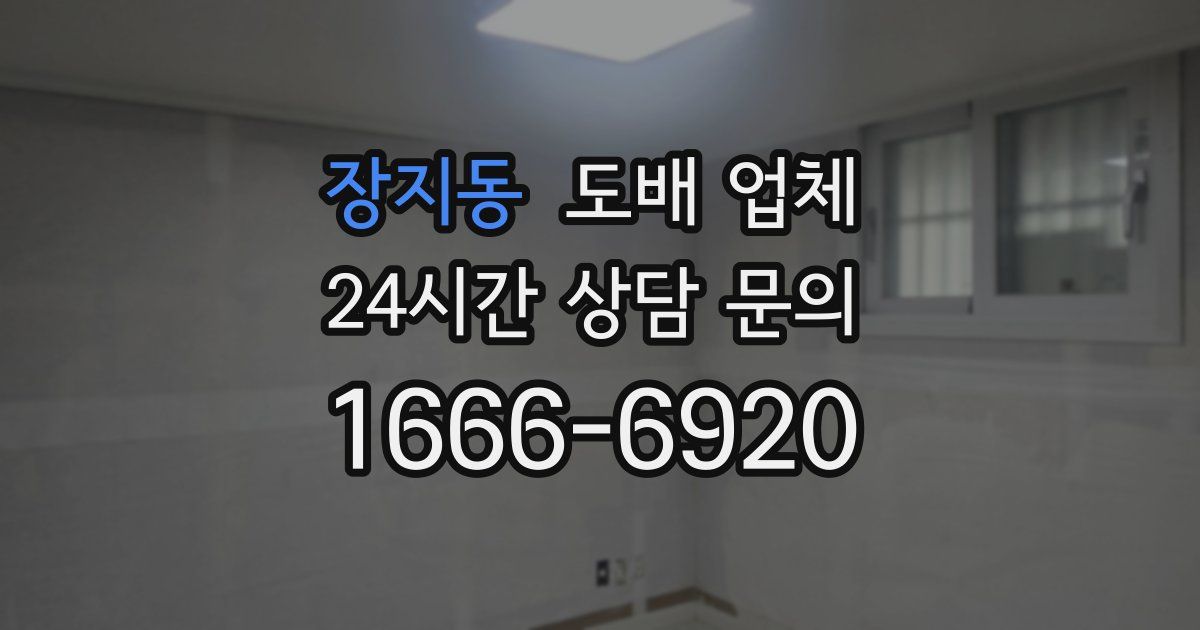 장지동 도배 업체