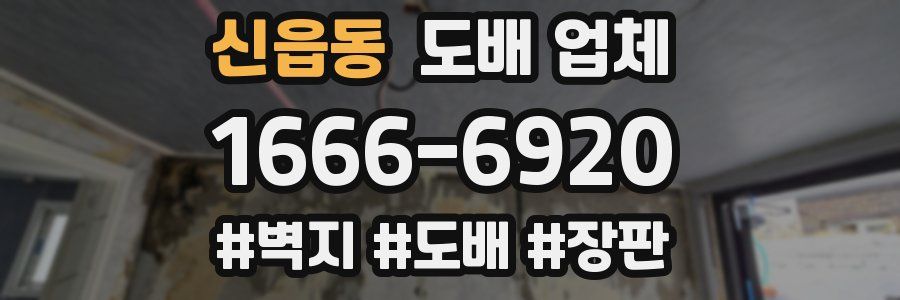신읍동 도배 업체