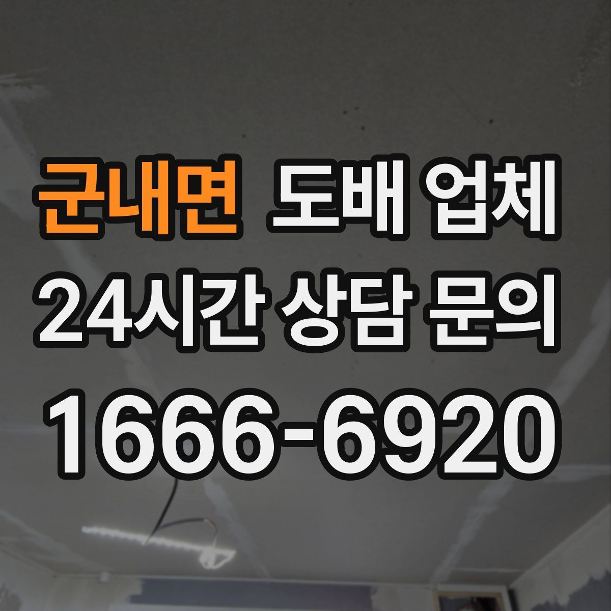 군내면 도배 업체