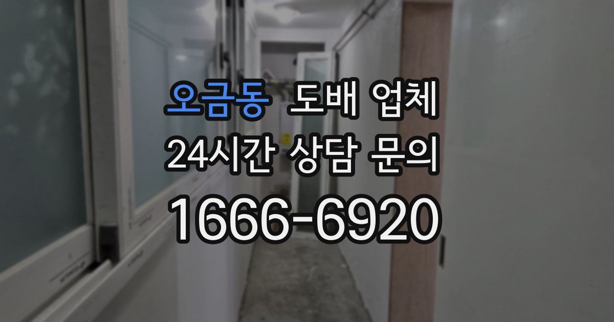 오금동 도배 업체