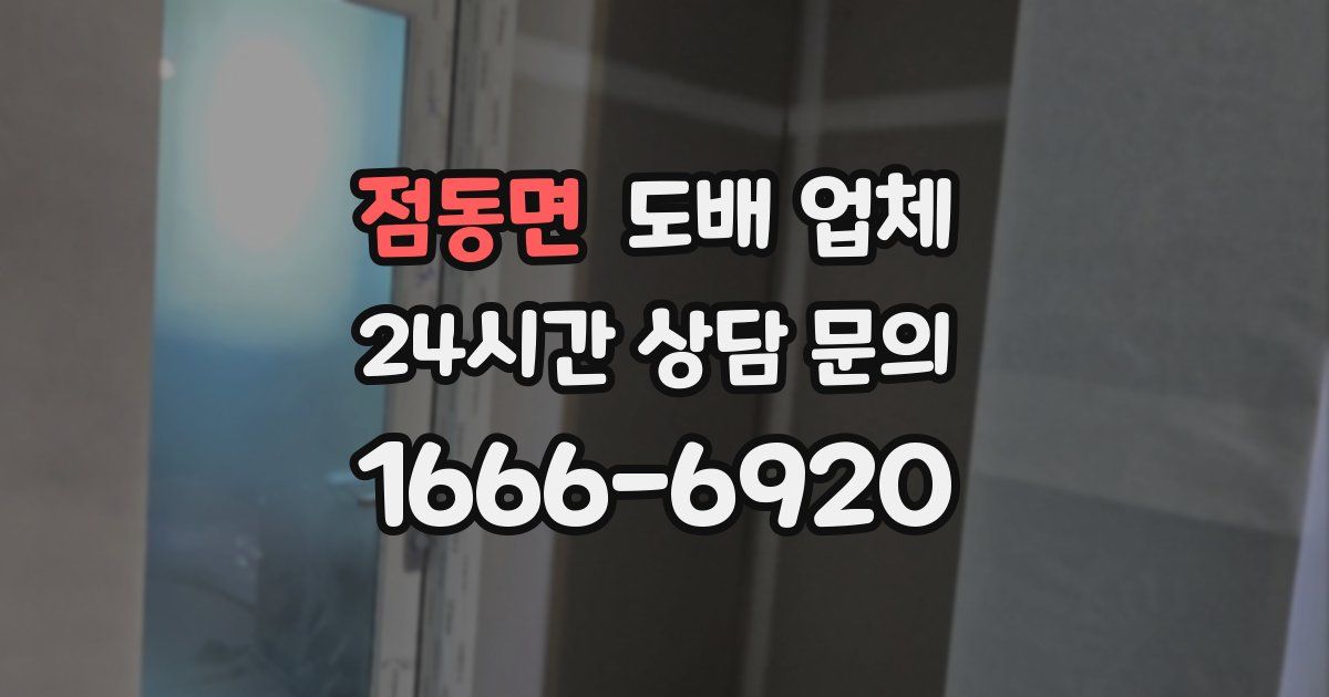 점동면 도배 업체