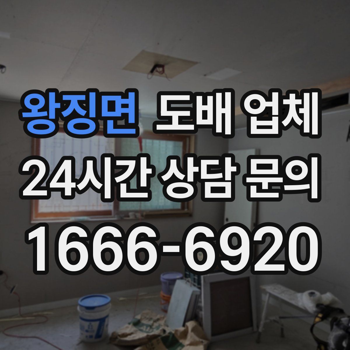 왕징면 도배 업체