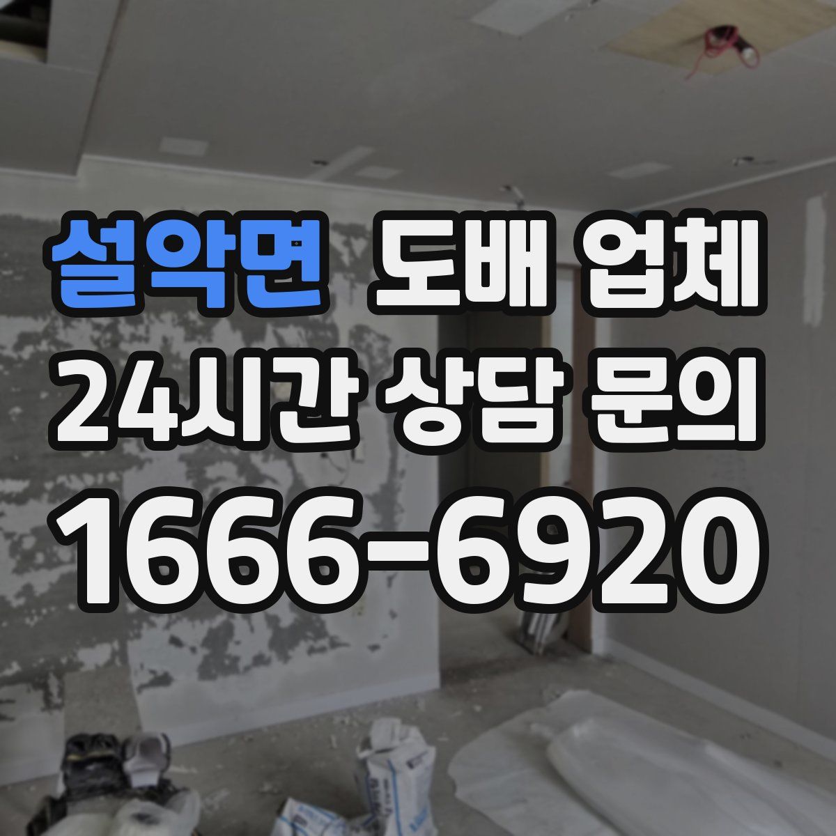 설악면 도배 업체