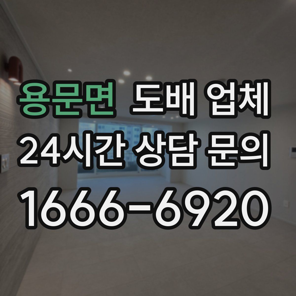 용문면 도배 업체