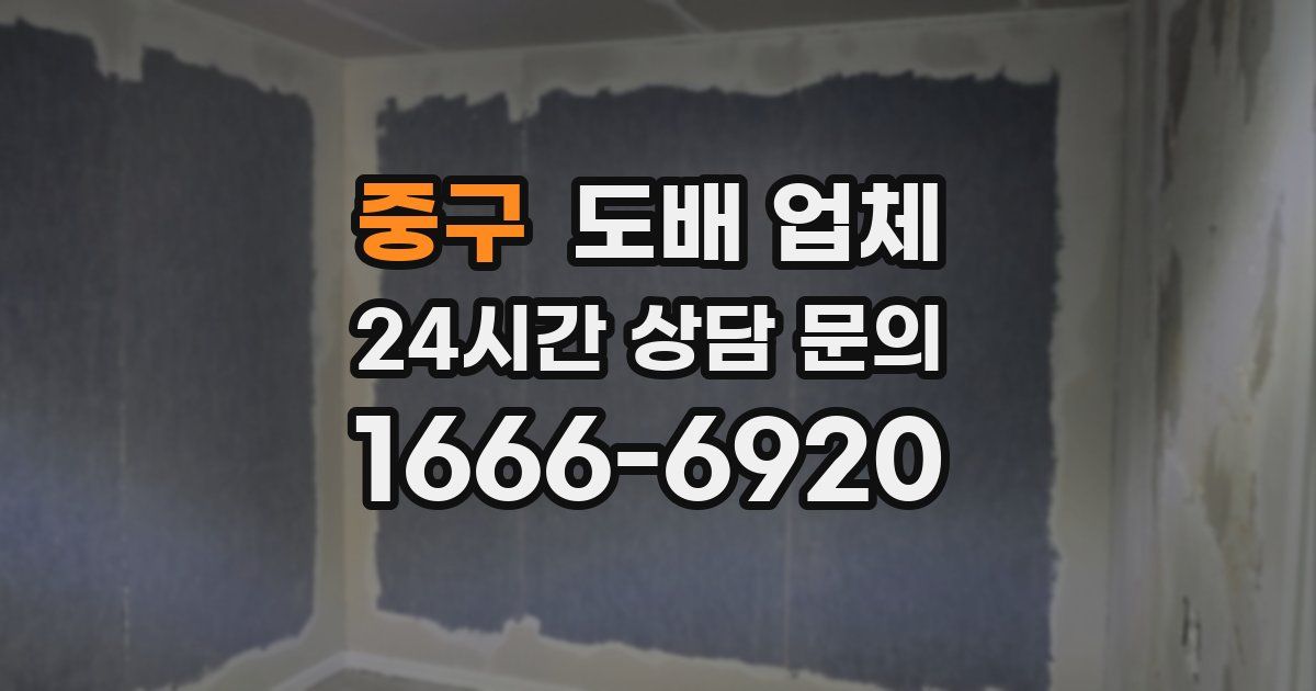 중구 도배 업체