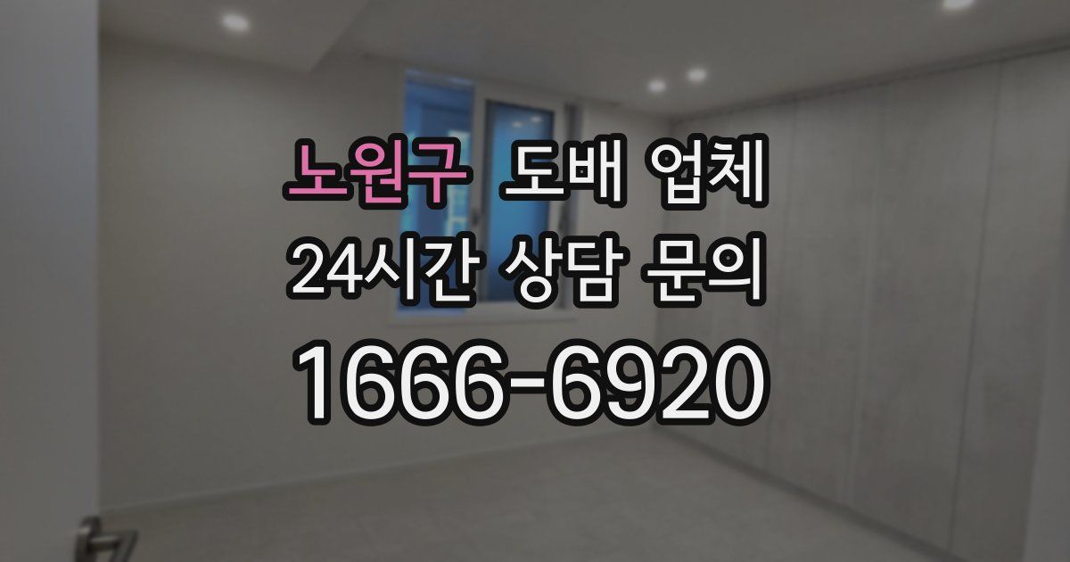 노원구 도배 업체