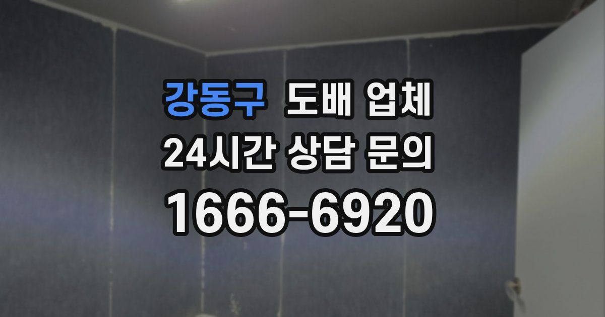 강동구 도배 업체