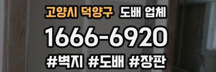 고양시 덕양구 도배 업체