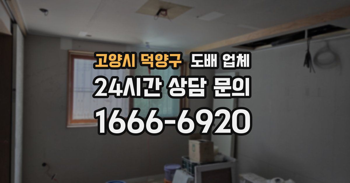고양시 덕양구 도배 업체