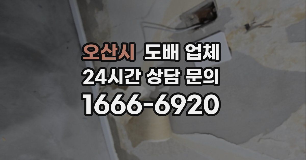 오산시 도배 업체