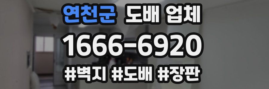 연천군 도배 업체