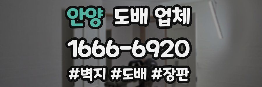안양 도배 업체