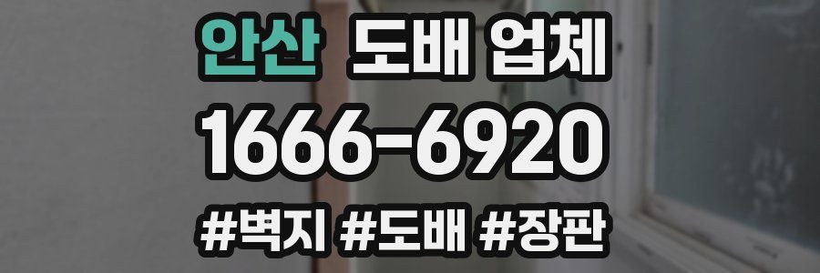안산 도배 업체