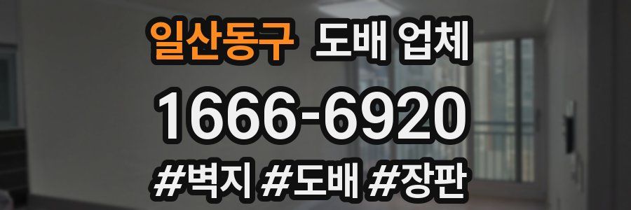 일산동구 도배 업체